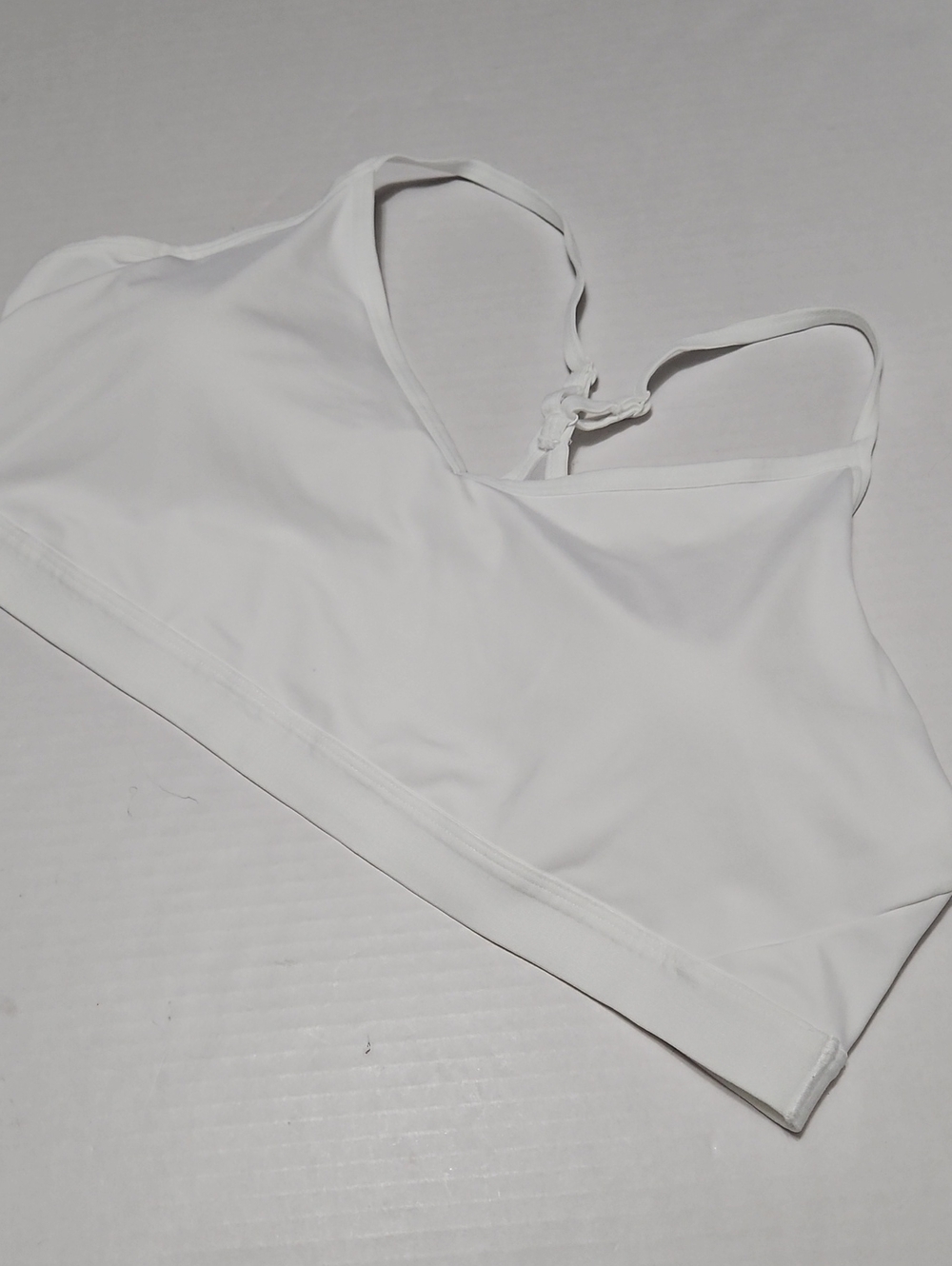 Avia Athletics White Women's Seamless Bralette Sports Bra Size XXXL